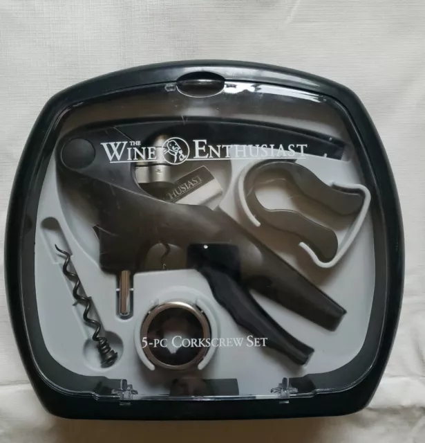 The Wine Enthusiast 5-PC Corkscrew Set