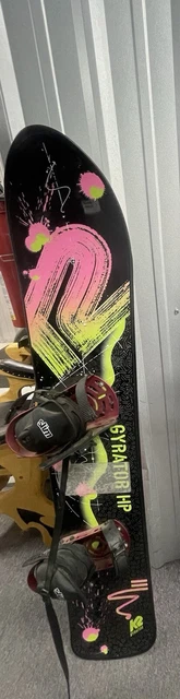Snowboard Vintage K2 GYRATOR 1989 - 152cm, Tout-mountain, Avec Poteaux De Ski