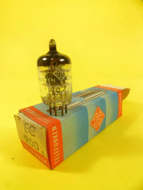 one boxed radio tube vintage EC900 Telefunken TFK NOS & NIB