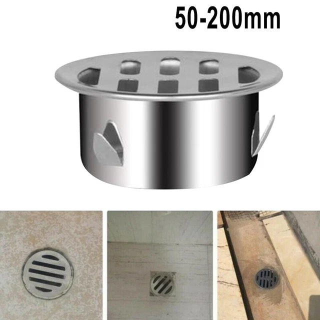 Copertura scarico pavimento accessori argento adattatore montaggio ricambio spesso