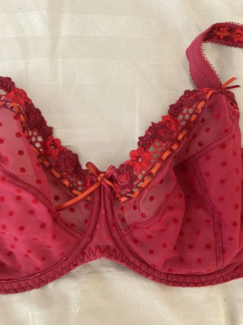 CURVY KATE PRINCESS Balcony Bra Red UK 34FF £8.99 - PicClick UK