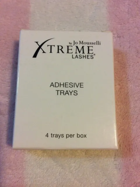 Xtreme Lashes Adhesive Trays. 1 Box 4 Trays Per Box. NIB