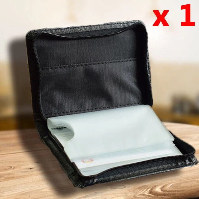 Lock Slim Wallet Secure Men Women RFID Blocking Money Credit Card Holder Wallets