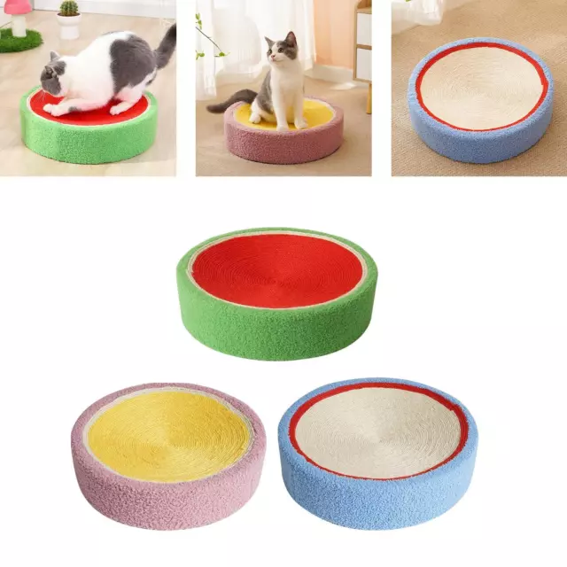 Cat Scratcher Bowl Scratch Pad Cat Kitty Training Toy Sleeping Nest Durable