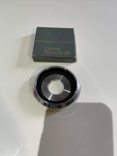 DURST SIXTUB ENLARGER LENS BOARD 25mm Lens Threads Recessed - 70mm Outside Dia