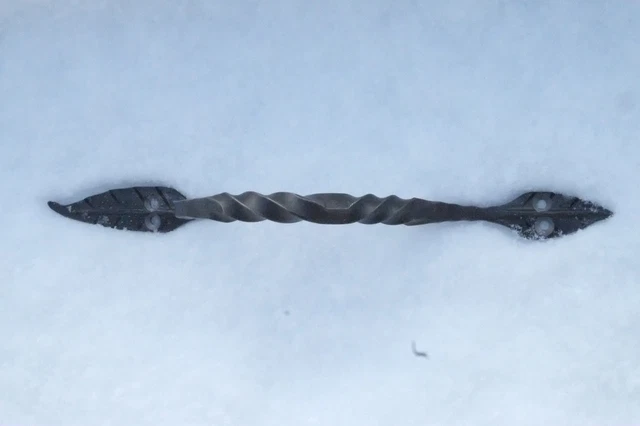 Forged handles for doors drawers counters Handforged Blacksmith