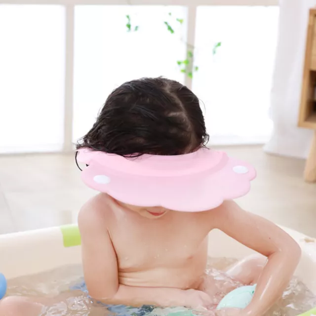 Sombrero para lavar el cabello bebé champú gorra de baño accesorio bebé ducha niño pequeño
