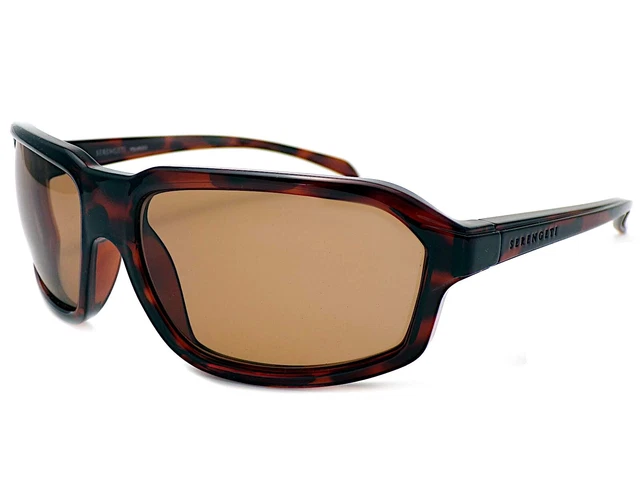 Lunettes De Soleil Polarisées Clipeuses (Clip-On) Marron - Grand Verre - Modèle ACP002