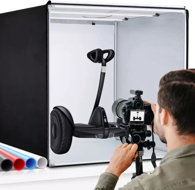 Photo Studio Box, 32X32X32 Inches Portable Foldable Photography Light Box Shooti