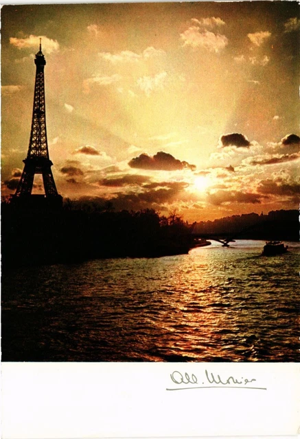 CPA MONIER ALBERT-10025. Paris-Crépuscule sur la Seine (331428)