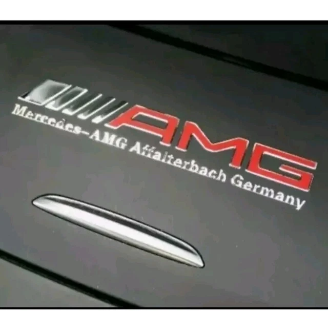 Orig. 2x Mercedes-Benz AMG Logo Sitz Emblem Abzeichen