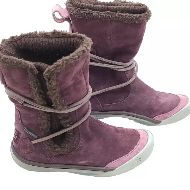 Cushe IT Boot Cuff WP UW00312 Women's Dark Plum Suede Waterproof Boots US 7