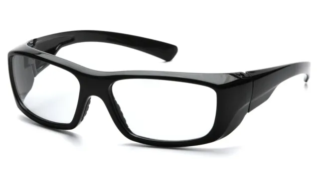 Pyramex Emerge Black 1.5 Clear Full Lens Reader Reading Safety Glasses Z87+