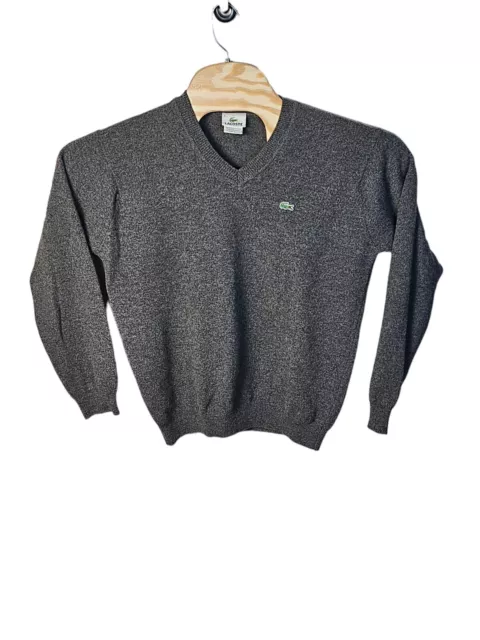 LACOSTE WOOLMARK PURE New Wool 1 4 Zip Pullover Sweater Melange Green Size 5 M 36.99 PicClick UK