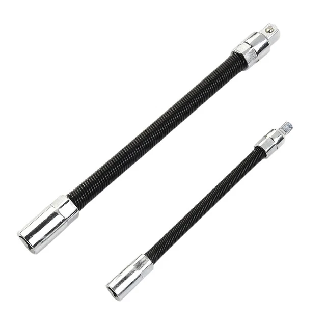 Tige d'extension élastique plaquée chrome pour clé à douille durable et fiab