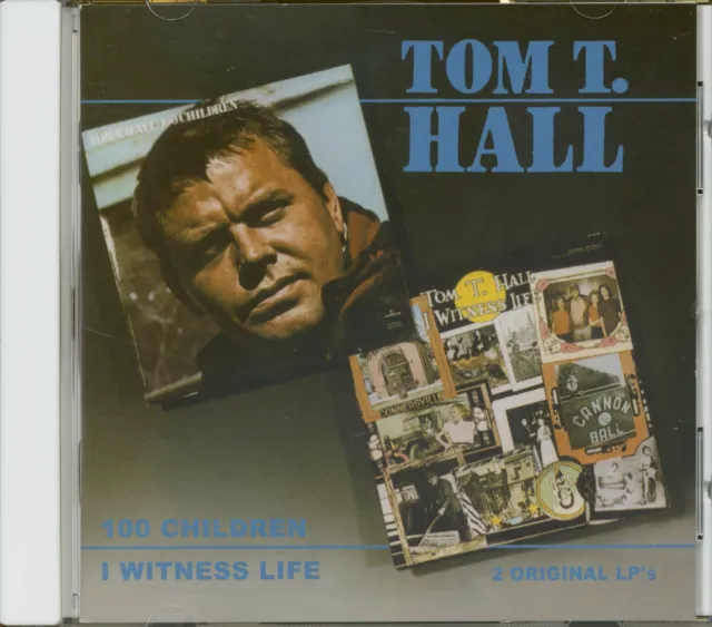 Tom T. Hall - I Witness Life - 100 Children - 2 Original LP's (CD) - Classic ...
