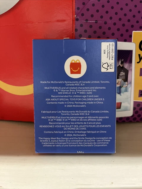 MCDONALDS CANADA 2024 MULTIVERSUS Happy Meal Toy Harley Quinn TAZ