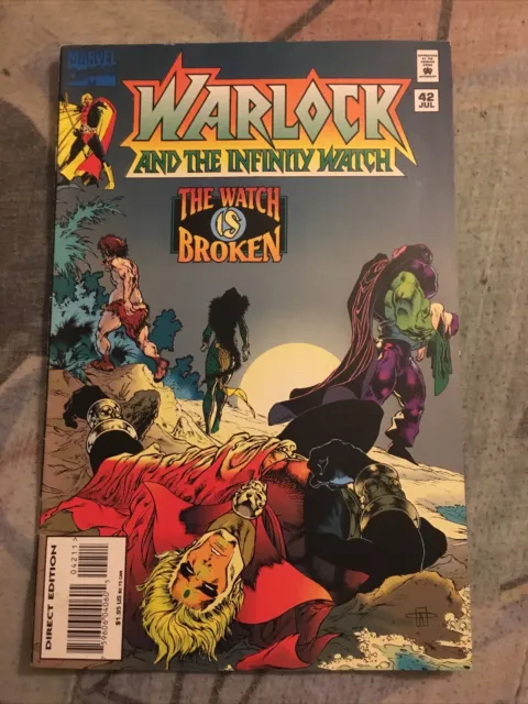Warlock and the Infinity Watch #42 Final Issue Low Print Run Marvel 1995