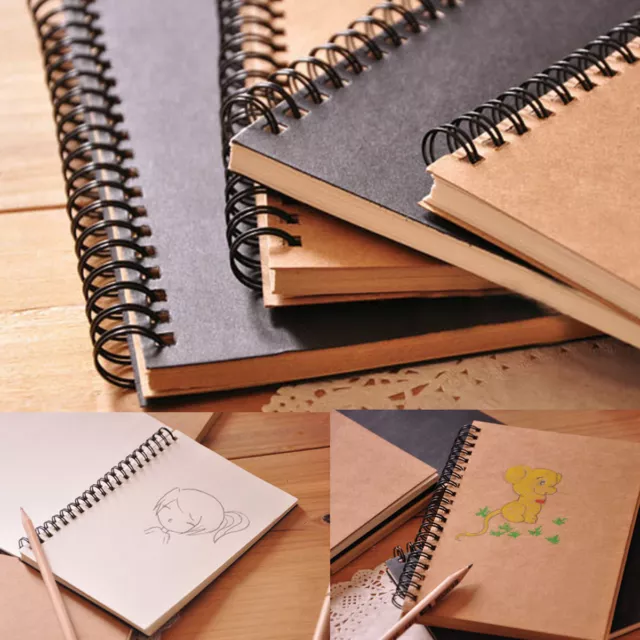 Paper Sketch Book For Watercolor Drawing Art Sketchbook 50 Sheets School Pad 2