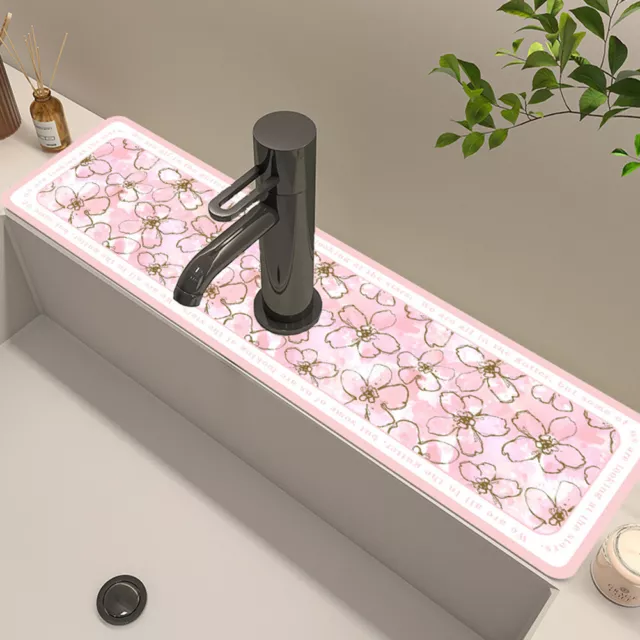 Alfombra protectora de encimera de secado rápido para fregadero utensilios de cocina para el hogar