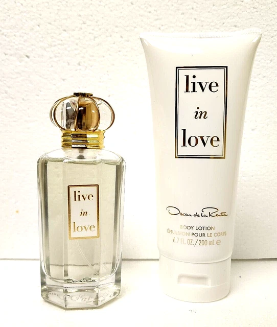 Live In Love Oscar De La Renta Set Women 2 Pcs 3.4 Oz Edp 6.7 B/L