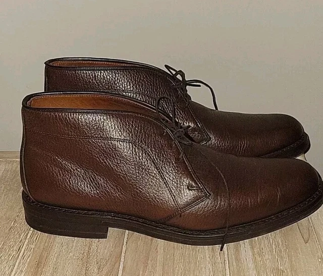 ALLEN EDMONDS MALVERN Chukka Boots 9E wide Brown Calf $75.00  display picture 1