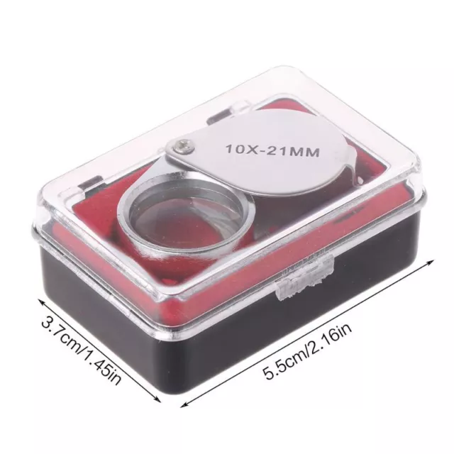 Mini Triplet Jeweler Eye Loupe Magnifier Magnifying Glass Jewelry Diamond Hot 3