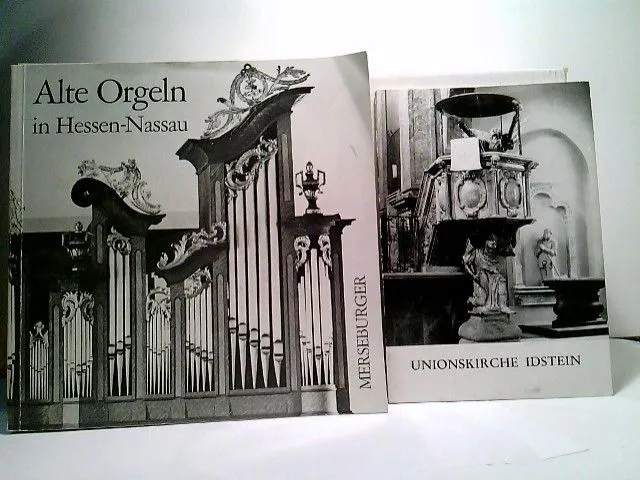 Konvolut bestehend aus 2 Bänden, zum Thema: Alte Orgeln in Hessen-Nassau. Balz,