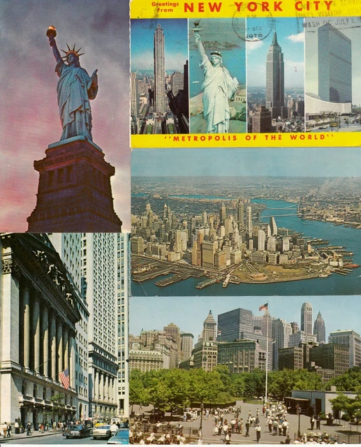 Lot de 100 cartes postales old postcards 9X14cm ETATS-UNIS UNITED STATES USA