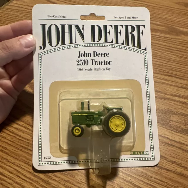 1/64 Ertl John Deere 2510 Narrow Front Toy Tractor
