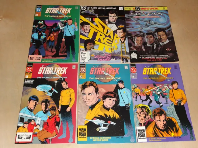 Star Trek: Modala Imperative 1,2,3,4 (1991) NM & Movie Specials IV & V DC