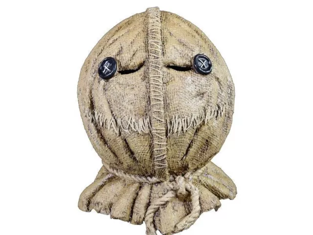 Trick R Treat Sam Mask Halloween Horror Haunted House Latex Official Burlap NWT