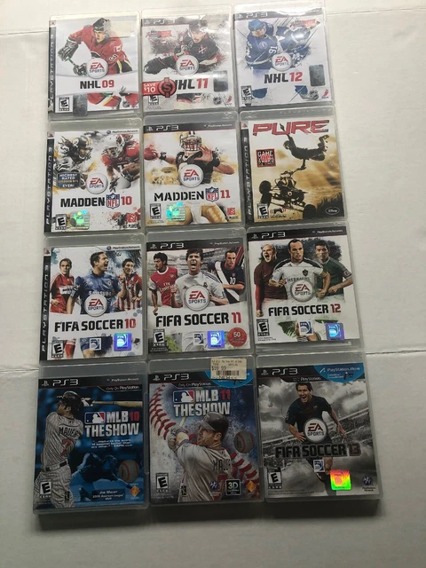 LOT OF 10 PlayStation 3 PS3 Games TIGER WOODS NHL Hockey FIFA