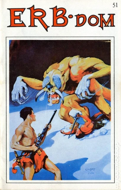 ERB-dom Fanzine #51 VG- 3.5 1971 Stock Image Low Grade
