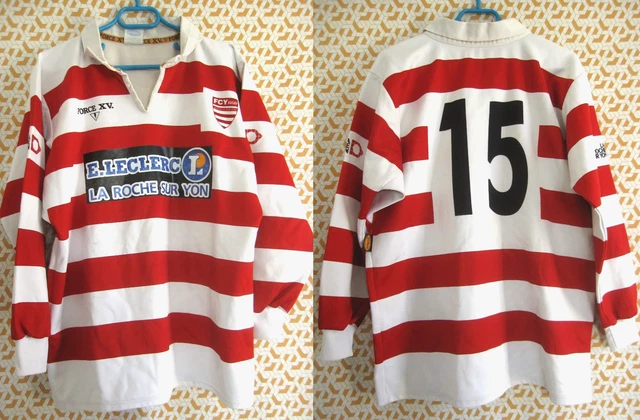 Maillot De Rugby Bastia XV Vintage 2012 - N°10, Taille XL, Bleu - "50 Ans De Passion"