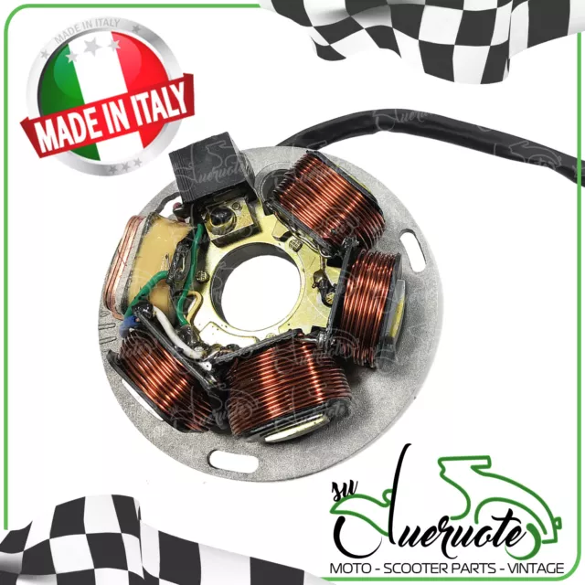 Statore Magnete Volano Piaggio Vespa Px Pe 125 150 200 Arcobaleno No Avviamento