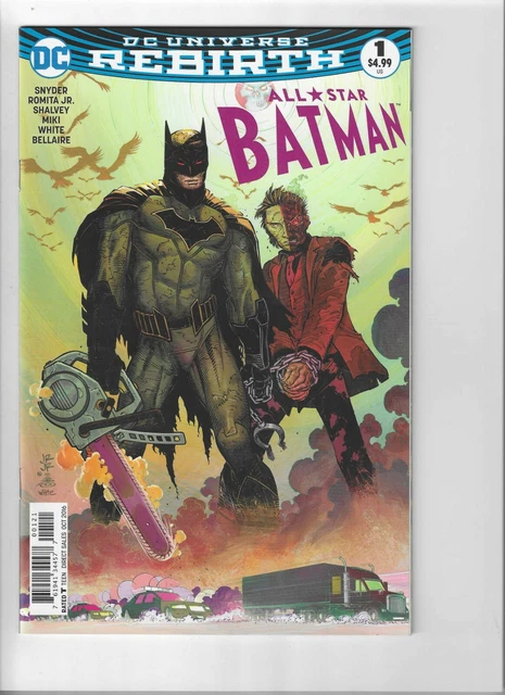 ALL-STAR BATMAN UNIVERSE REBIRTH #1 Variant VF (DC 2016) | SNYDER | ROMITA JR