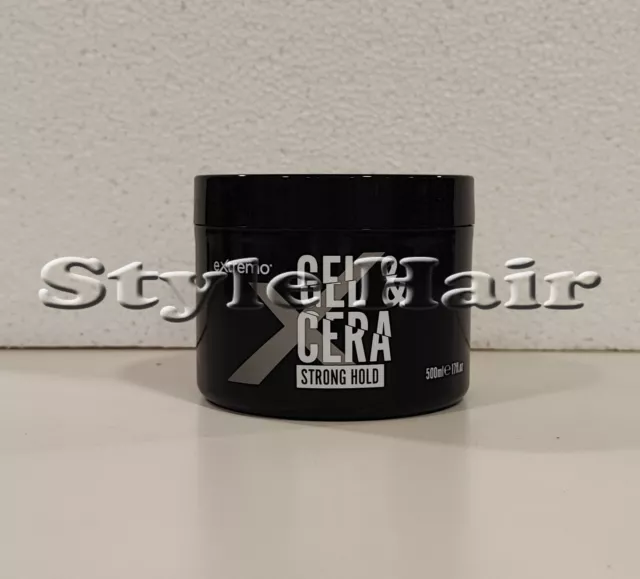 EXTREMO Gel per capelli professionale EXTREMO Gel & Cera Fix Strong  da 500 ml