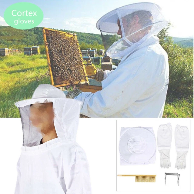 EJ.life Costume D'apiculture Combinaison Apicole Respirante 3 Couches Apiculteur Vêtements De