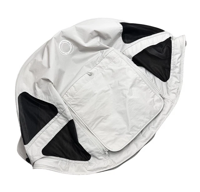 Bugaboo Buffalo Breezy Extending Hood Canopy Arctic Grey