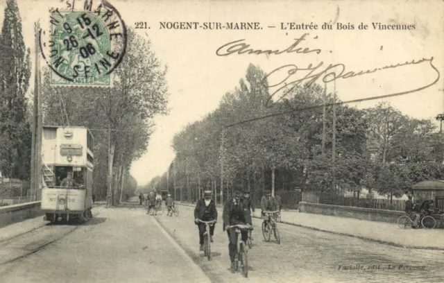 NOGENT SUR MARNE-L'Entrée du Bois de Vincennes CPA Saintry - L'Arcadie (180144)