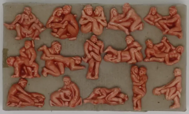 2002 Mulino A Olio Il Kamasutra Statuina Ceramica 2D a Scelta