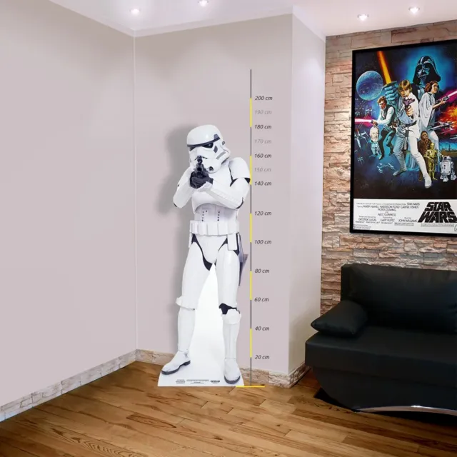 Star Wars Figura De Cartón Stormtrooper A Tamaño Real Escala 1:1 Nuevo