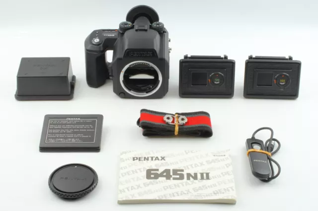 [TOP Mint💥w/2Film Back Cap Strap] PENTAX 645N II NII Film Camera Body ⇨Japan
