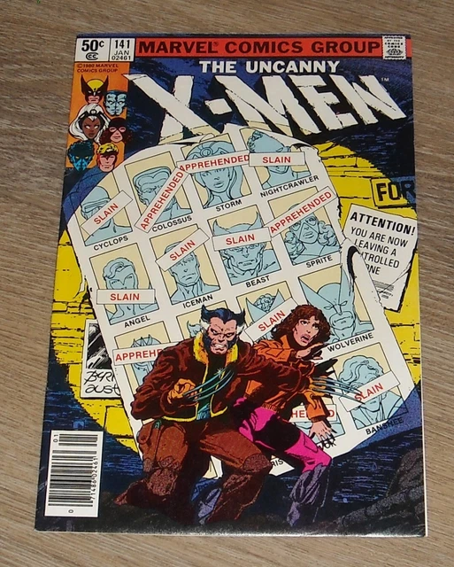 UNCANNY X-MEN #141 MARVEL COMICS January 1981 NEWSSTAND VARIANT DAYS FUTURE PAST