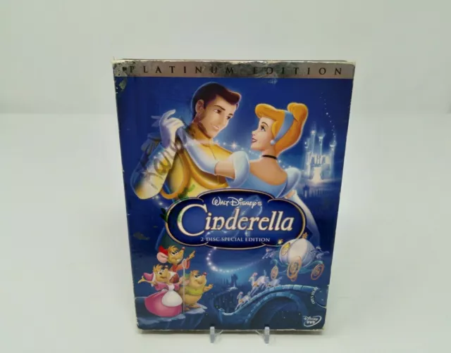 Disney's Cinderella (DVD, 2005, 2-Disc Set, Special Edition) Platinum Collection