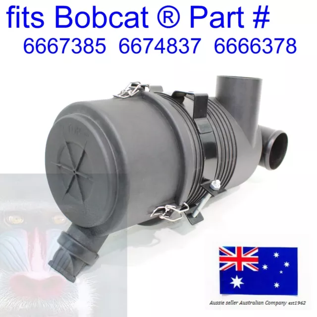 for Bobcat Intake Air Cleaner Canister Housing and Bracket Mount 6667385 Plastic