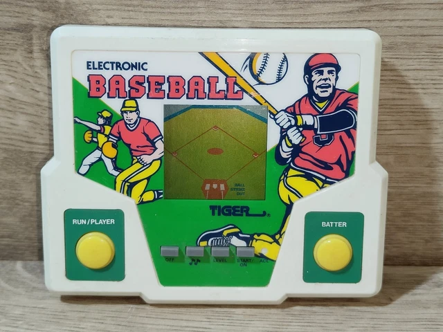 TIGER ELECTRONIC BASEBALL 1987 Tested Working Handheld LCD