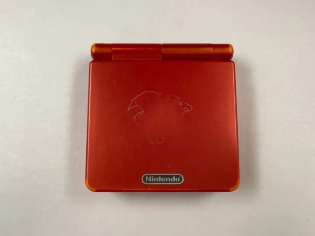 100% GENUINE Nintendo Gameboy Advance SP Pokémon Center Charizard Edition