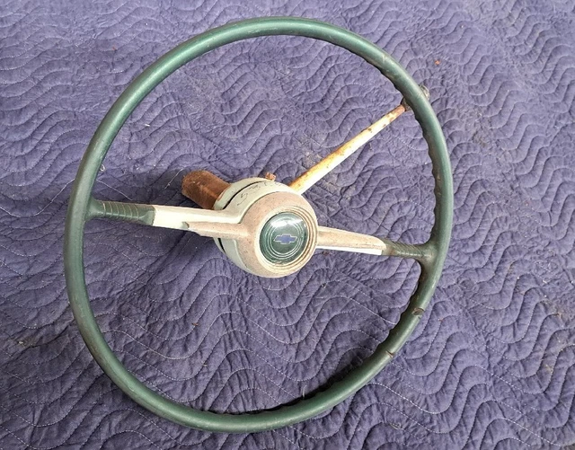 1953-1954 Chevy Bel Air 150 210 Steering Wheel (2) 53 54 Custom Deluxe Belair